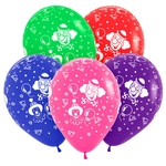 Гелиевые шары № 25 - 110 рублей. Описание: Гелиевые шары с гелием и с обработкой hifloat, с рисунком, надписью, размером 12 дюймов (30-35см).