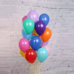 Гелиевые шары № 48 - 80 рублей. Описание: Гелиевые шары с гелием и с обработкой hifloat, без рисунком, размером 10 дюймов (25-30см).