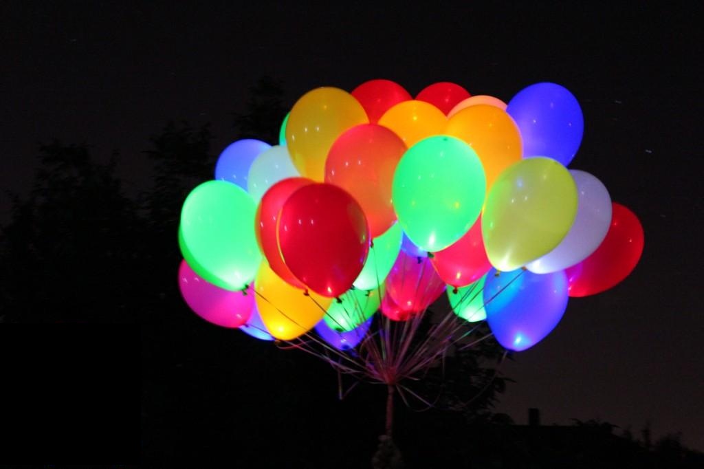 Светящие воздушные шары